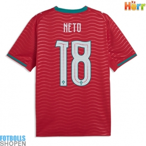 Billiga Portugal Pedro Neto #18 Hemmatröja VM 2026 Kortärmad